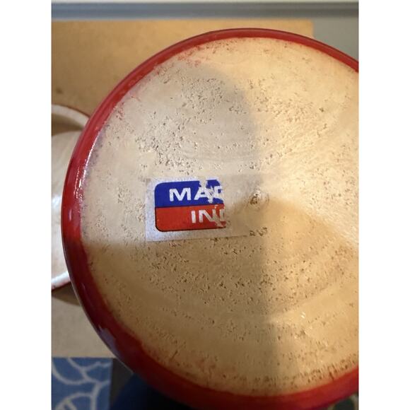 Kashmir India Hand-Painted Floral Lacquer Wooden Lidded Canister Jar - Picture 4 of 4